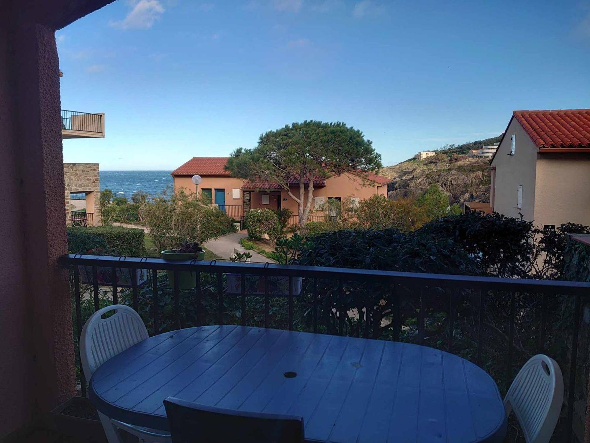 4RB86 Appartement type T2 cabine dans résidence bord de mer à Collioure Exterior foto